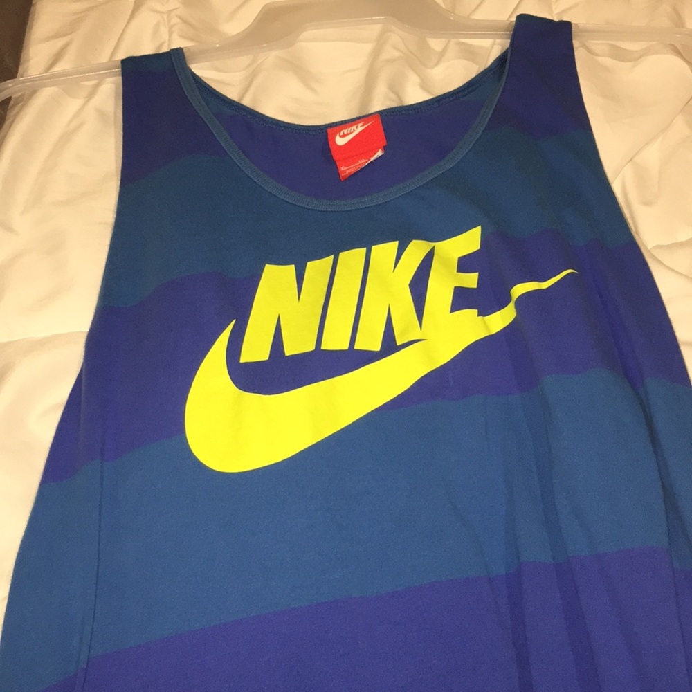Blue Nike Tank Top